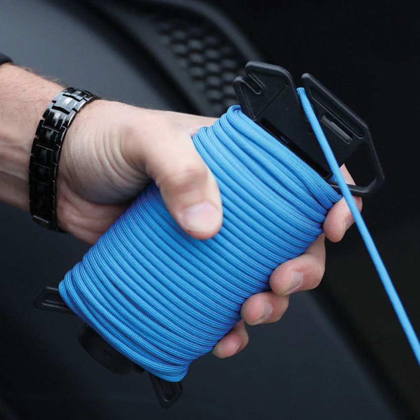 Atwood Rope MFG Ready Rope Hållare Med 30 Meter 550 Paracord - VÄLJ FÄRG