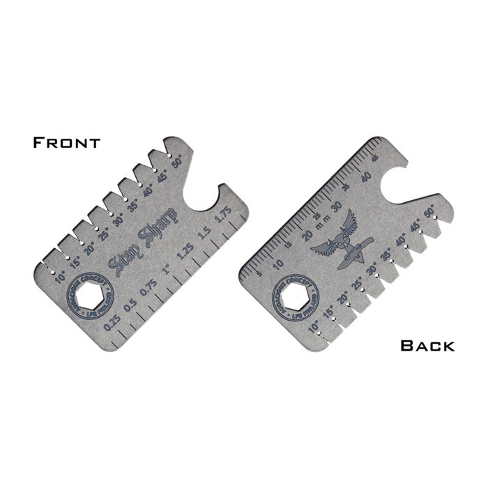 AuCon Dog Tag 3.0 Anglefinder - Vinkelmätare Och Multitool Av Titan - VÄLJ FÄRG