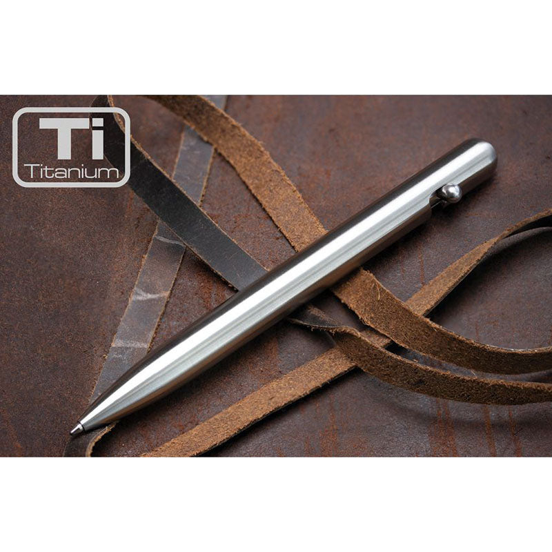 Bastion EDC Bolt Action Pen Titanium - Titanpenna