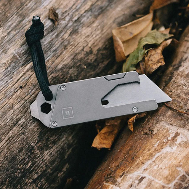 Big Idea Design TPT Titanium Pocket Tool - Rakbladskniv Och Mutitool