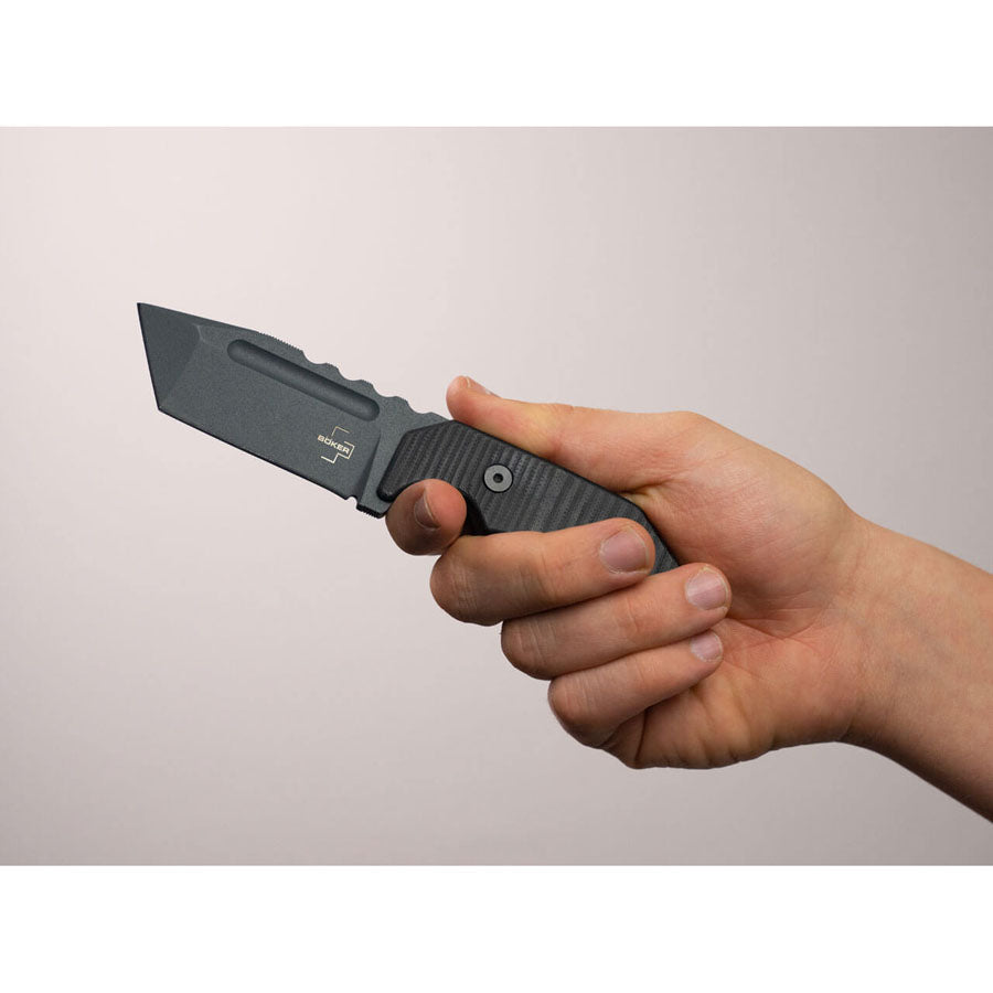 Böker Plus Little Dvalin - Midgards Messer Fixed Blade Tanto D2 G10