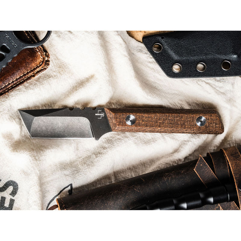 Böker Plus Thicker Clipper D2 Micarta
