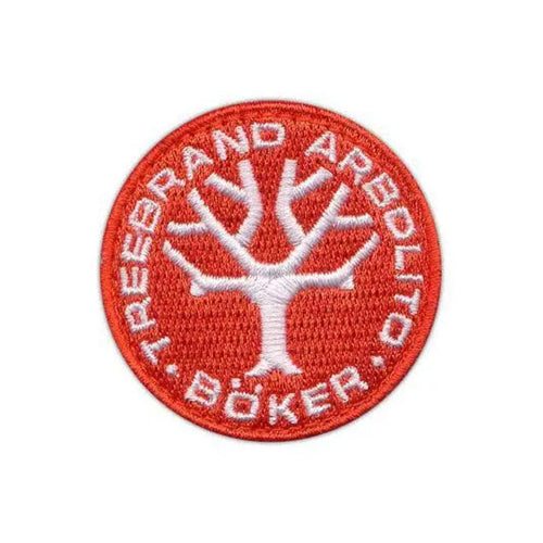 Böker Solingen Logo Patch - SLIMS.SE - RÖD