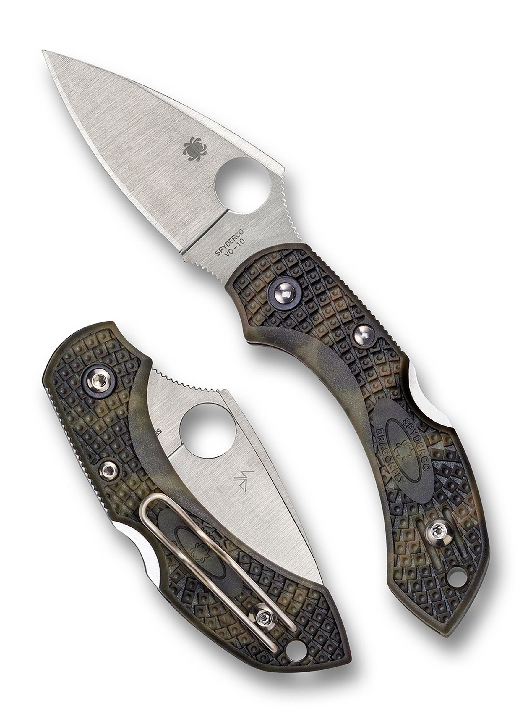 Spyderco Dragonfly 2 VG-10 FRN - Zome Green