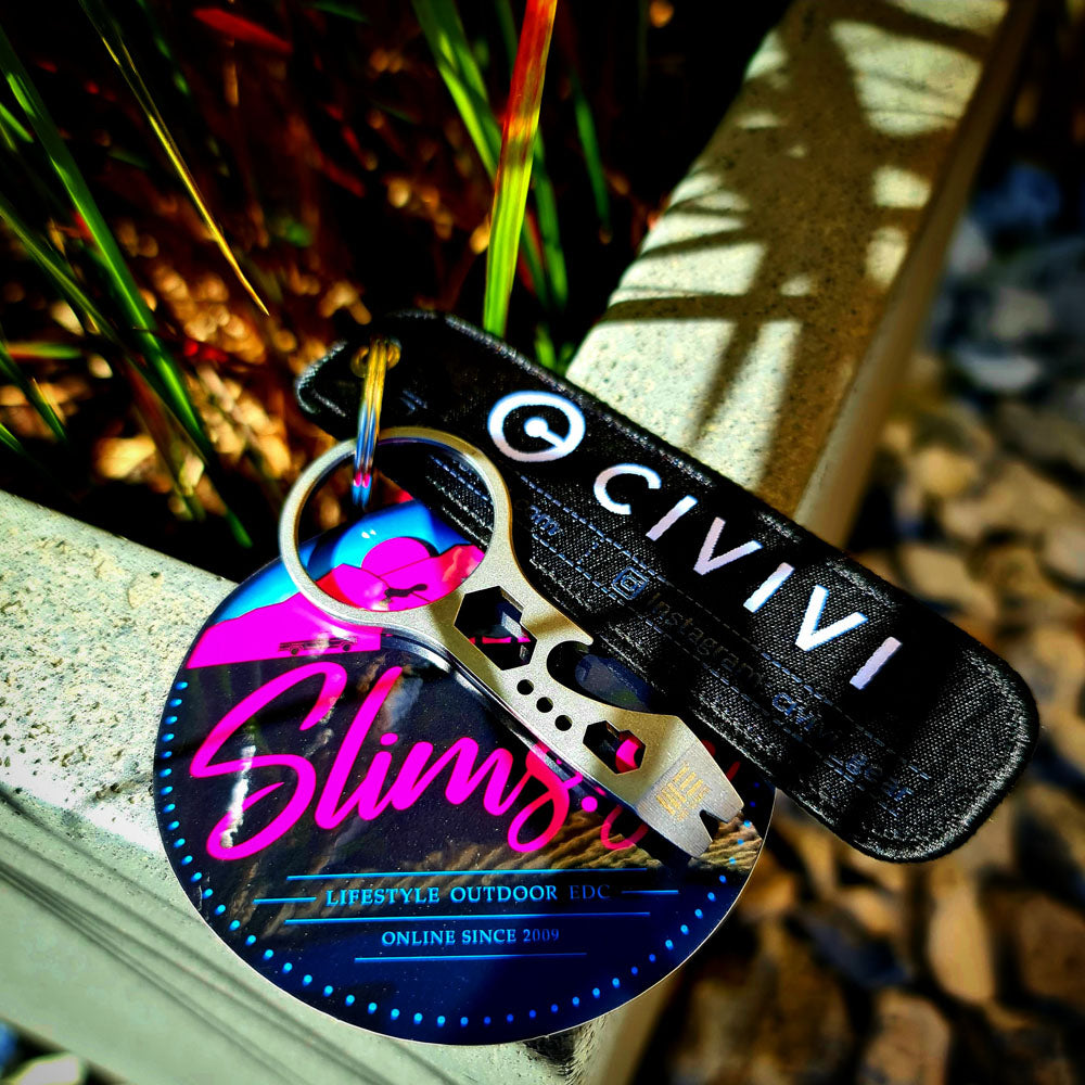 Civivi Pry Tool + Luggage Tag - Pry Bar Och Nyckelring