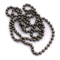 Flytanium Large Ball Chain Titanium - Kuldkedja Halsband Av Titan