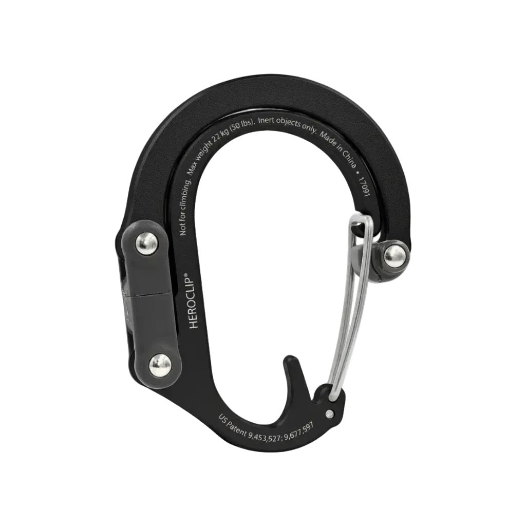 Gear Aid Heroclip - Karbinhake - Small - SLIMS.SE - SVART