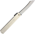 Higonokami Number 5 Silver Folder - Fällkniv Av SK5 Kolstål Handtag Av Rostfritt Stål