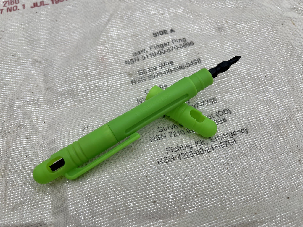 Maratac 1x4 Technician's Pocket Screw Driver - Mejsel Med 2 Dubbelsidiga Bits - VÄLJ FÄRG