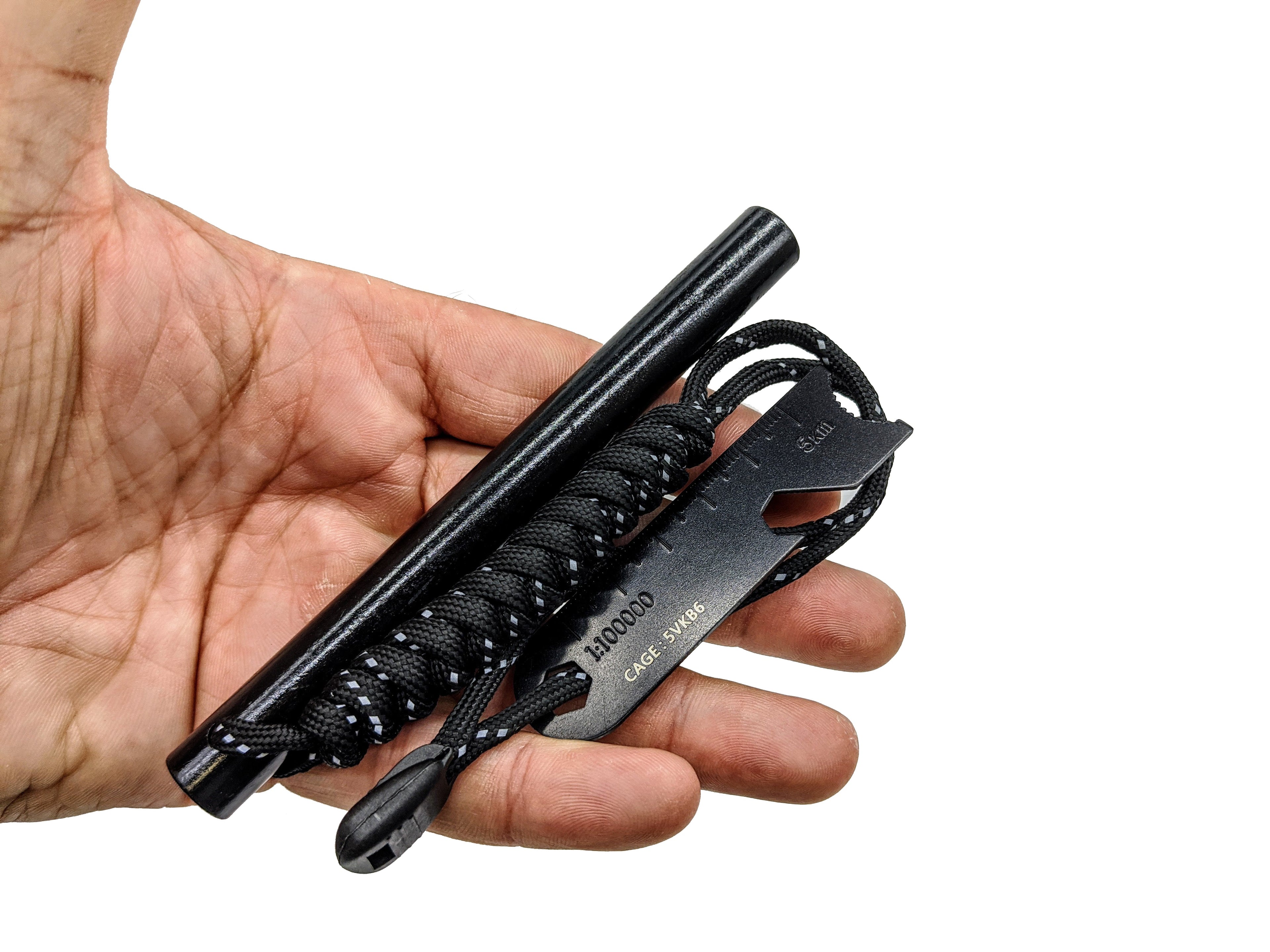 Maratac Ferrocerium Rod And Striker - Eldstål Med EDC-verktyg
