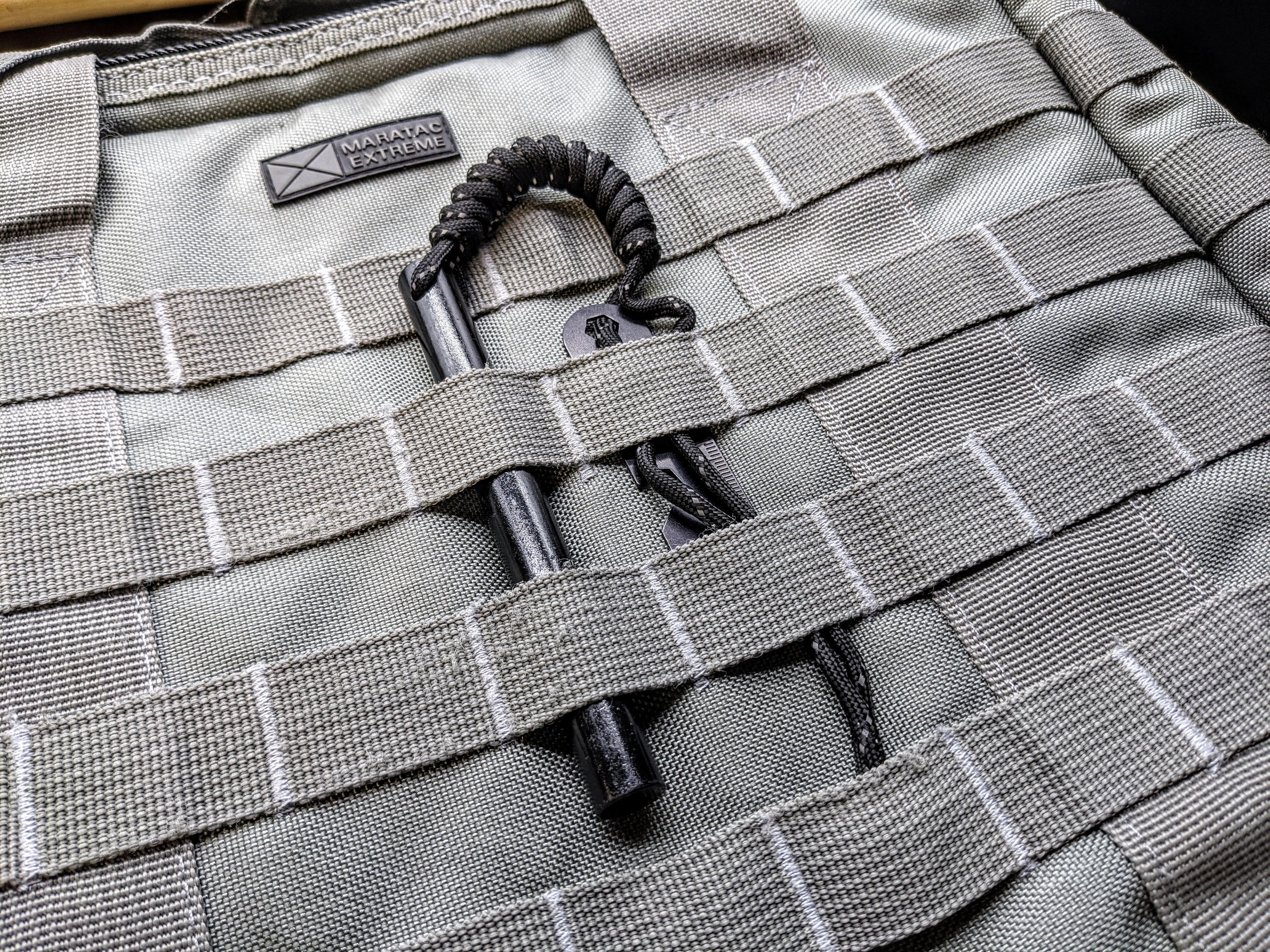 Maratac Ferrocerium Rod And Striker - Eldstål Med EDC-verktyg