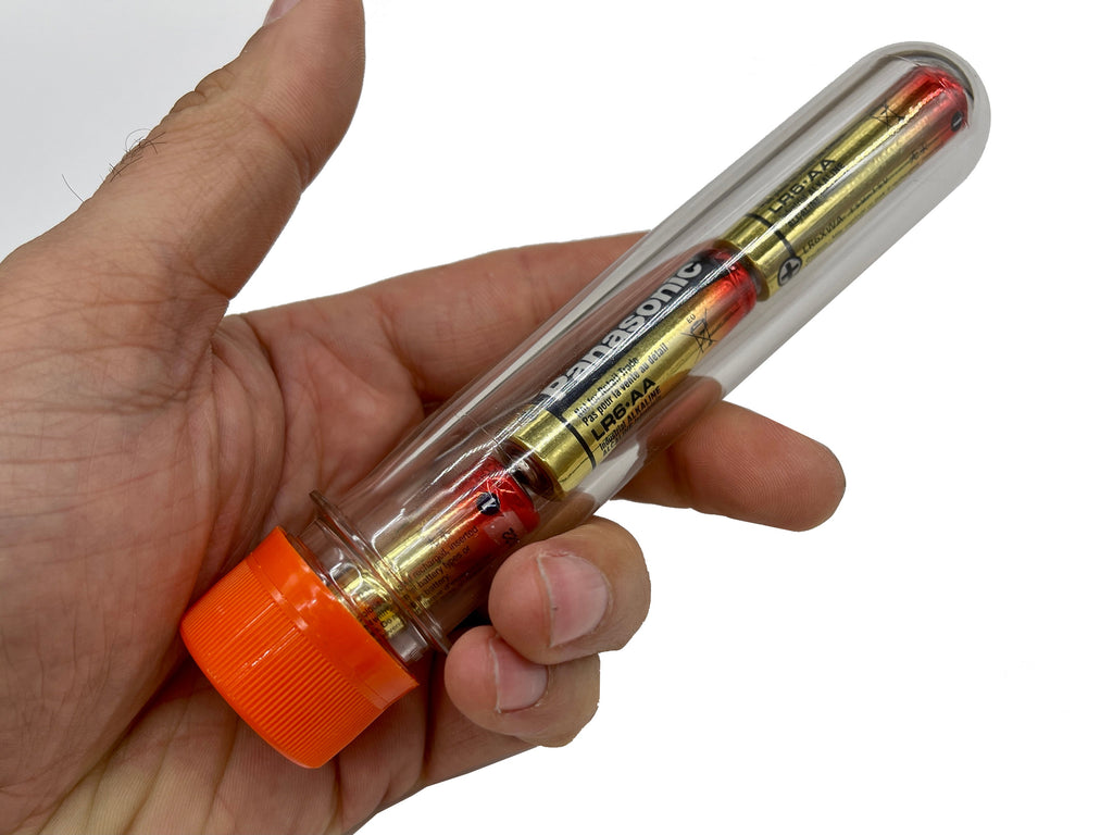 Maratac Clear Tube Vaults - Kapsel Med Skruvlock Tillverkad Av PET