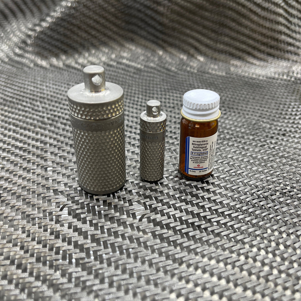 Maratac XL Piccolo Nitro Vault Titanium Capsule V2, Picolo and nitro bottle size SLIMS.SE