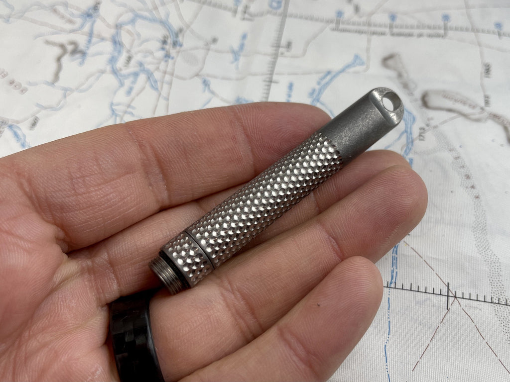 Maratac Key Ring Ti Scalpel - Skalpell Rakbladskniv Av Titan