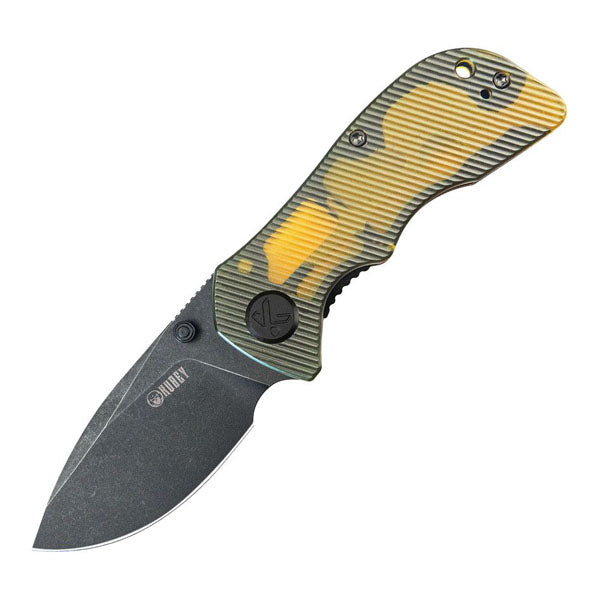 Kubey Knife Karaji Linerlock Spear Point 14C28N Ultem - VÄLJ FÄRG
