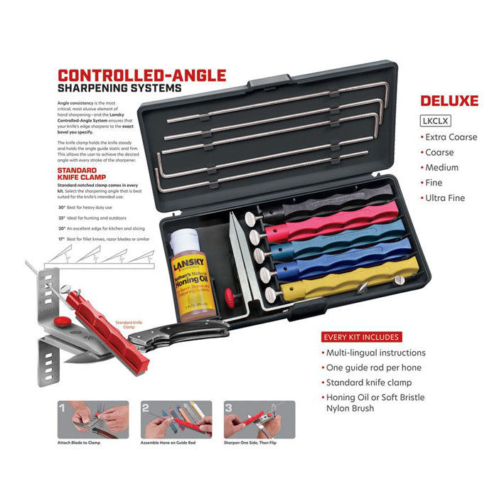 Lansky Deluxe Sharpening System - Slipsystem