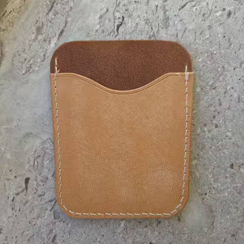 MIN Leathercraft Double Organizer Plus - EDC-Organizer Av Läder - VÄLJ FÄRG