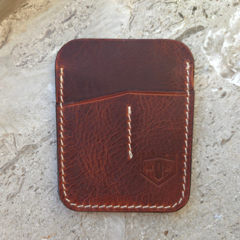 MIN Leathercraft Double Organizer Plus - EDC-Organizer Av Läder - VÄLJ FÄRG