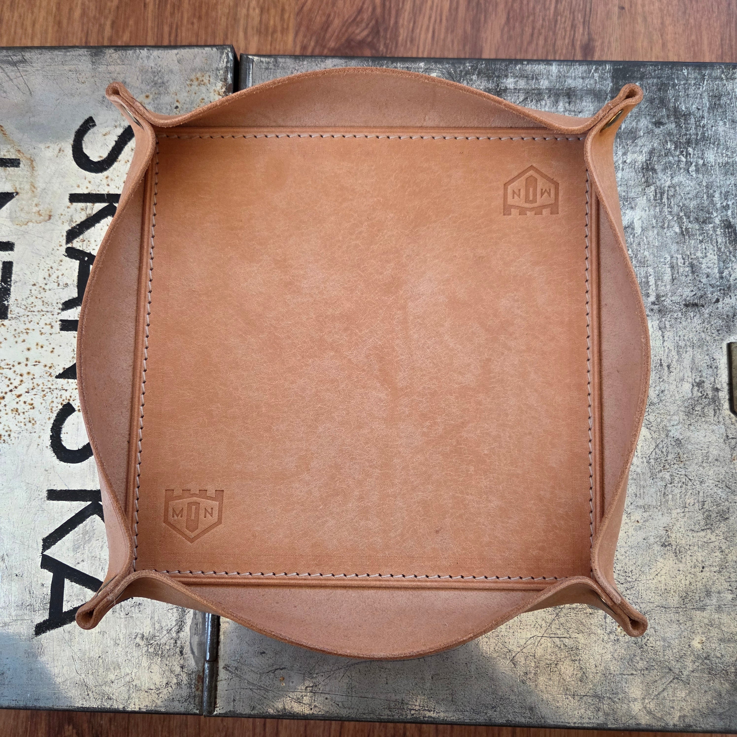 MIN Leathercraft Leather EDC Tray - VÄLJ FÄRG