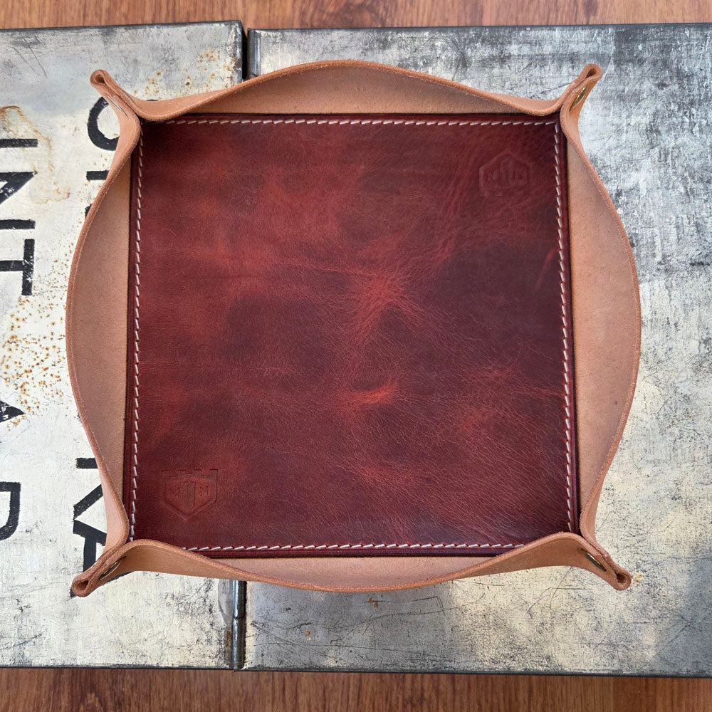 MIN Leathercraft Leather EDC Tray - VÄLJ FÄRG