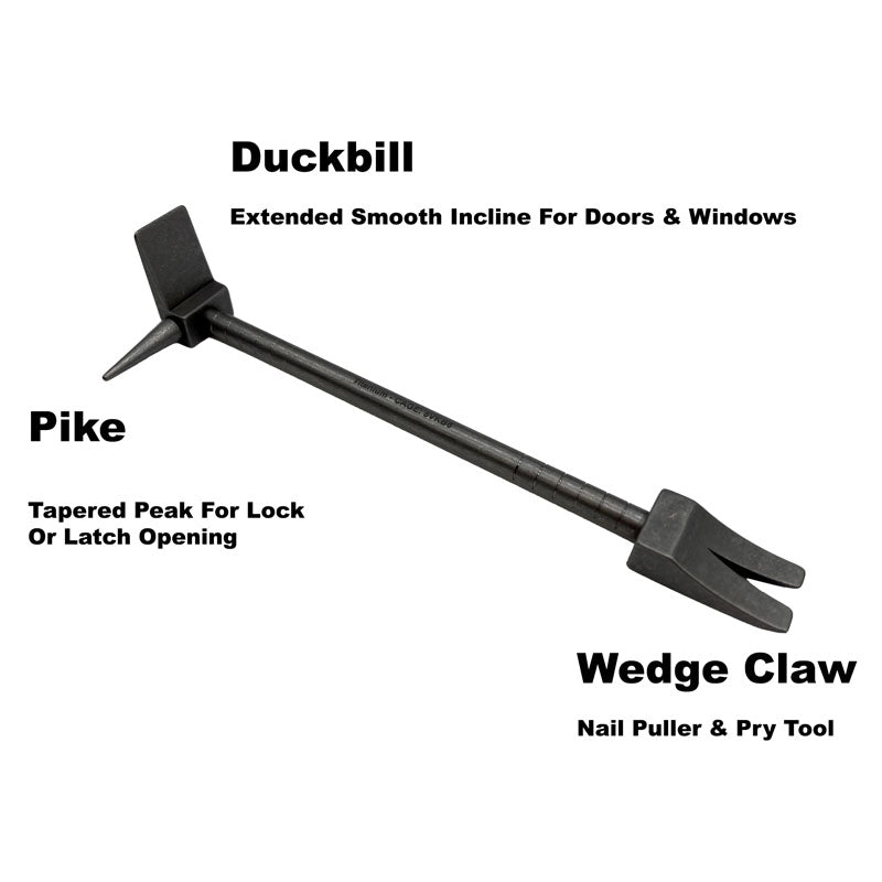 Maratac 4" Ti Hooligan Forced Entry Tool Titanium Pry Bar - Bräckjärn Av Titan