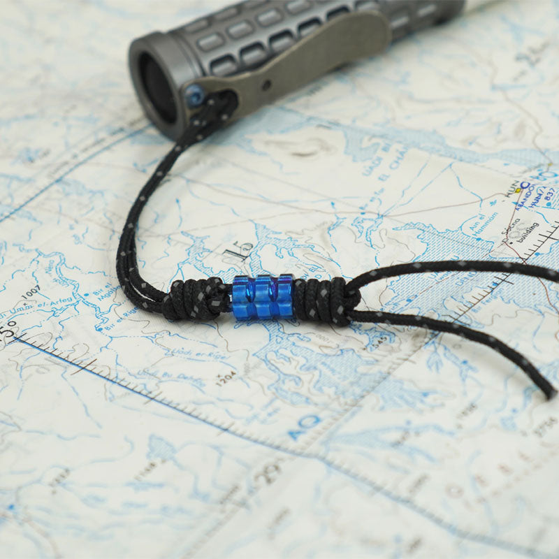 Maratac Combo Reflective Lanyard + DTF Dynamic Titanium Fob Bead
