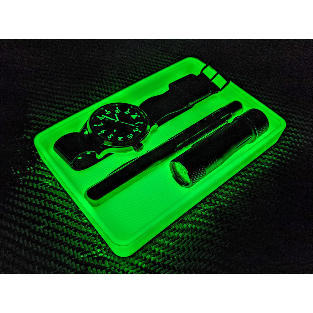 Maratac Glow Parts Tray Armorer Non Slip Limited Edition - Självlysande EDC-Tray