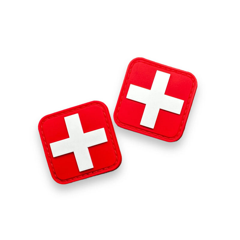 Maratac Intense Red First Aid PVC Patch 2-pack