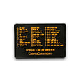 Maratac Signal Sentry Morse Code & SOS Patch - Orange