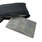 Maratac Titanium COMM Card International Morse Code SOS Notes Measurements - Kort Av Titan