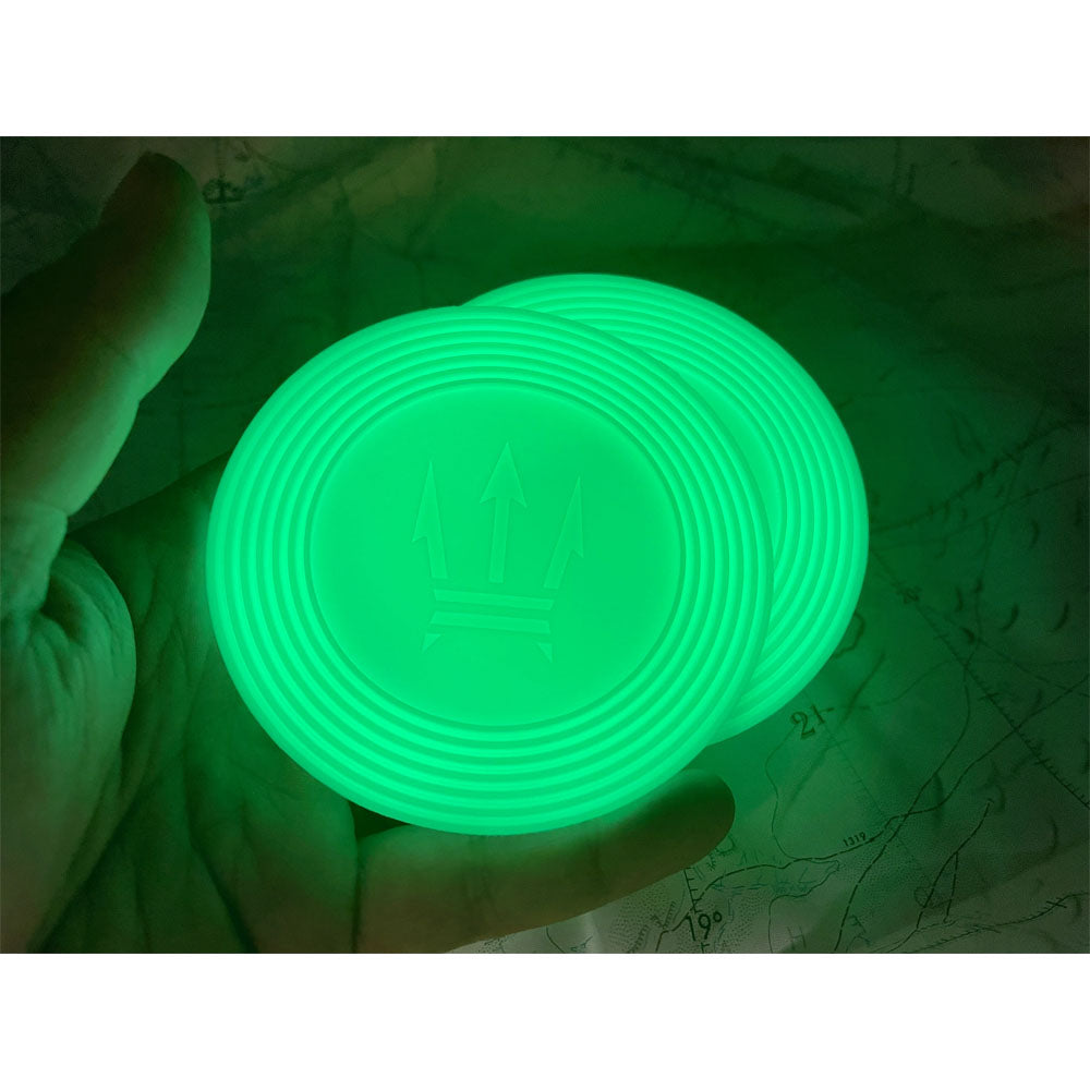 Maratac U Cut Glow DIY Car Coaster Insert - Självlysande Underlägg Av Silikon 2-pack