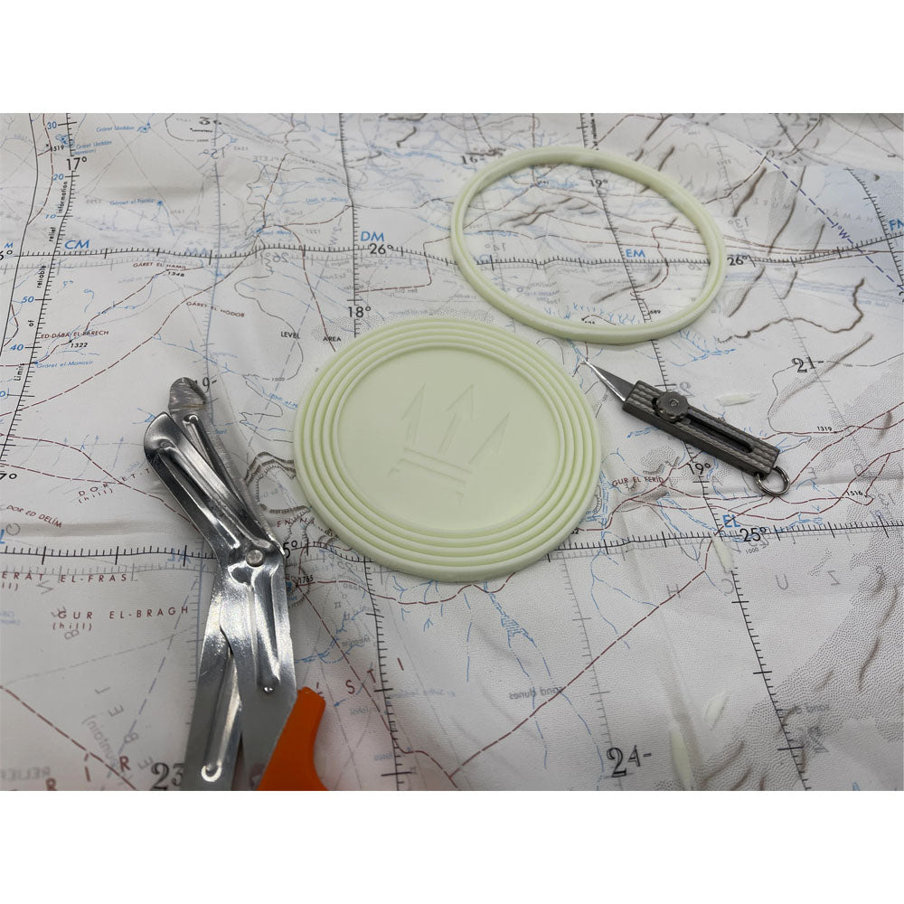 Maratac U Cut Glow DIY Car Coaster Insert - Självlysande Underlägg Av Silikon 2-pack