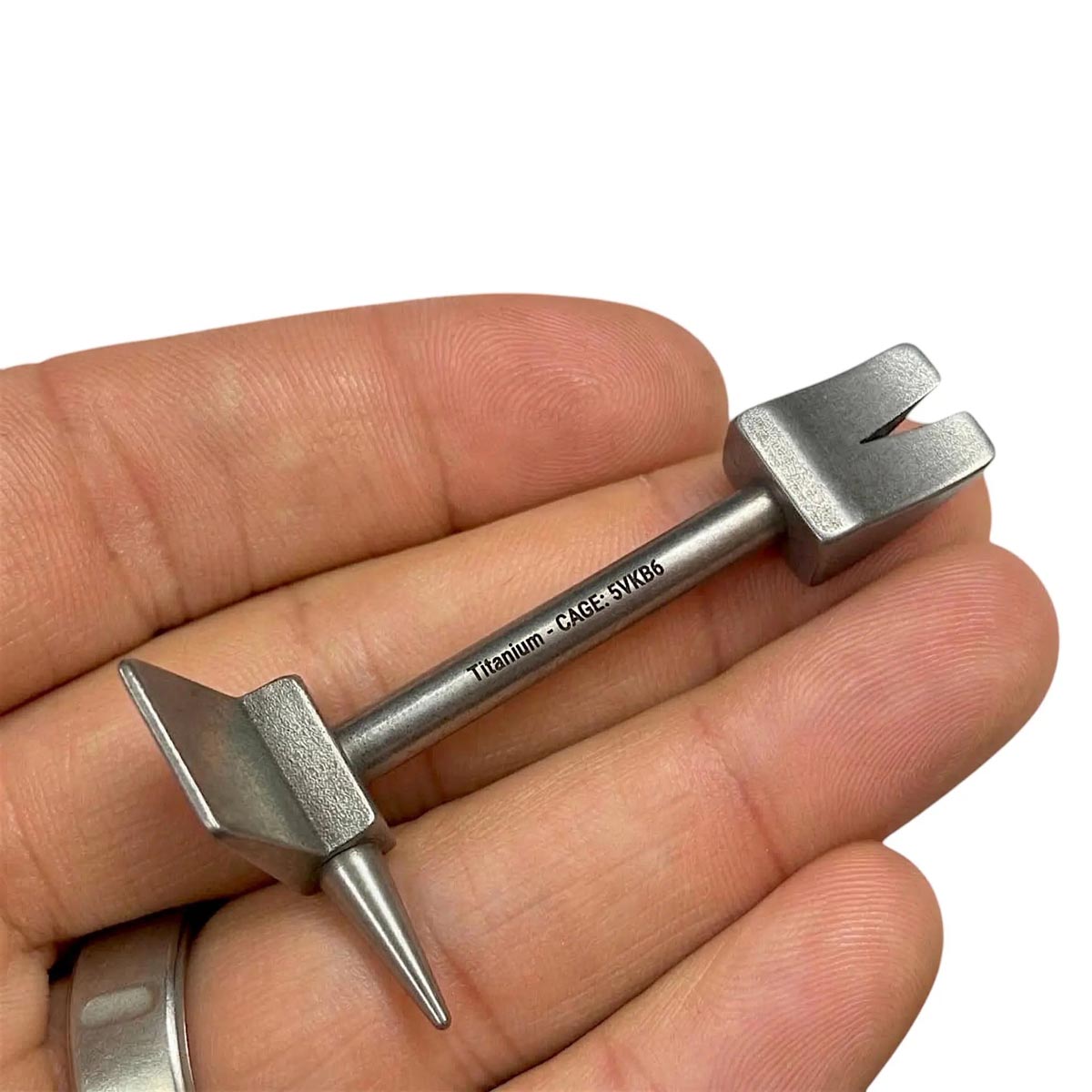 Maratac 2 Ti Hooligan Forced Entry Tool Worlds Smallest Titanium Pry Bar - Minibräckjärn Av Titan - SLIMS.SE - 
