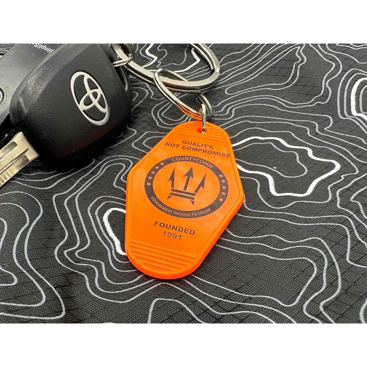 Maratac Adventure CC Swagg Key - CountyComm Nyckelring - SLIMS.SE Toyota Bilnyckel