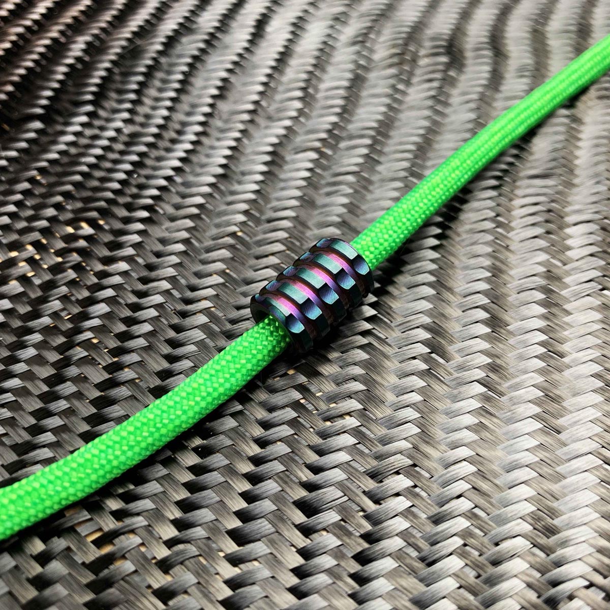 Maratac DTF - Dynamic Titanium Fob - Fabrioli Exclusive Titanbead - SLIMS.SE - lanyardbead