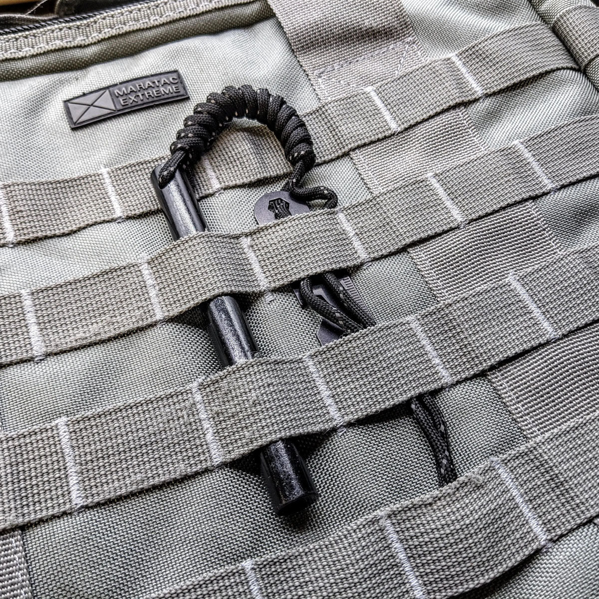 Maratac Ferrocerium Rod And Striker - Eldstål Med EDC-verktyg - SLIMS.SE MOLLE WEBBING
