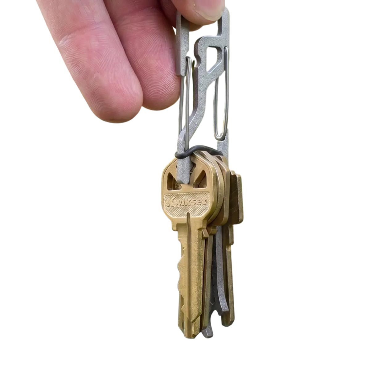 Maratac Key Titan Titanium Carabiner - Karbinhake Av Titan - SLIMS.SE - titannyckelknippa