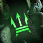 Maratac Patch - CC Trident UGM Glow - Självlysande Treudd - SLIMS.SE - SVART GLOWING