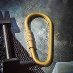 Maratac Screw Link Solid Brass - Nyckelring Av Mässing - SLIMS.SE - mässingsnyckelring