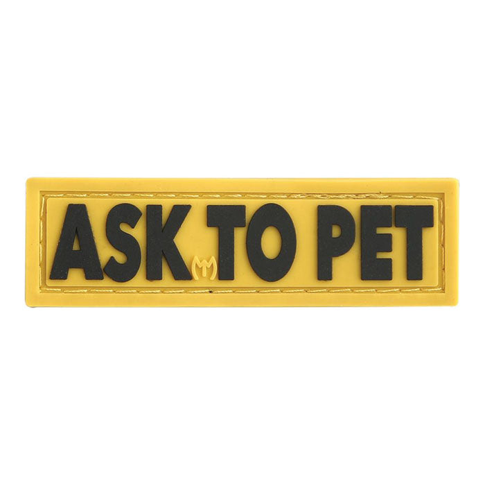 Maxpedition Ask To Pet Patch - Full Color