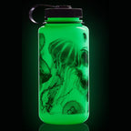 Nalgene Glow In The Dark Black Jellyfish Wide Mouth 1 Liter - Självlysande Vattenflaska