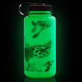 Nalgene Glow In The Dark Black Turtle Wide Mouth 1 Liter - Självlysande Vattenflaska