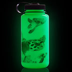 Nalgene Glow In The Dark Black Turtle Wide Mouth 1 Liter - Självlysande Vattenflaska