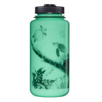 Nalgene Glow In The Dark Black Turtle Wide Mouth 1 Liter - Självlysande Vattenflaska