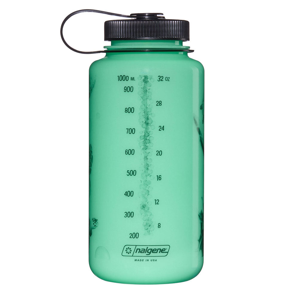 Nalgene Glow In The Dark Black Turtle Wide Mouth 1 Liter - Självlysande Vattenflaska
