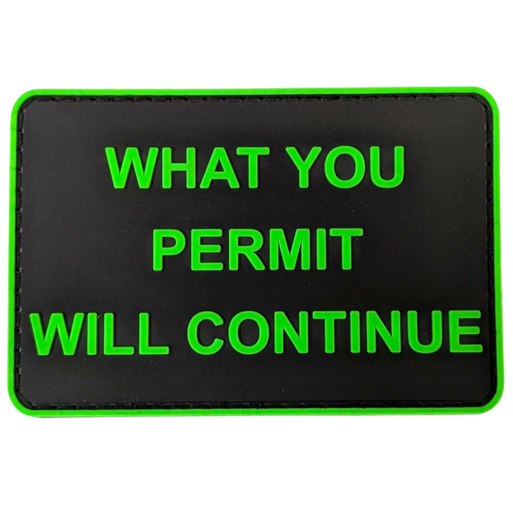 Maratac Patch - What You Permit Will Continue