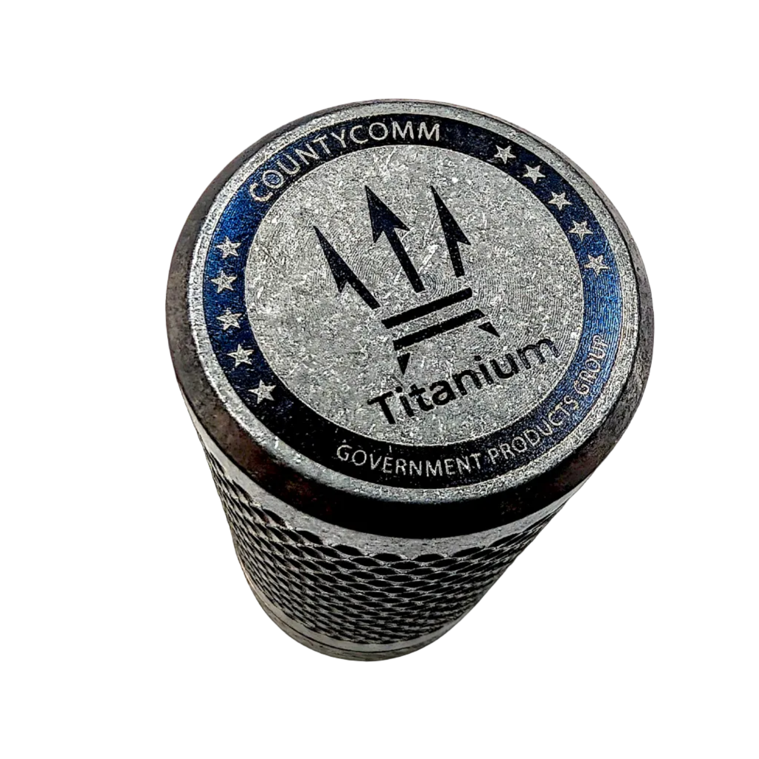 Maratac XL Piccolo Nitro Vault Titanium Capsule V2 CountyComm logo SLIMS.SE