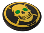 Maratac Patch - Glow Eyes Skully Patch - Självlysande Döskalle