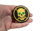 Maratac Patch - Glow Eyes Skully Patch - Självlysande Döskalle