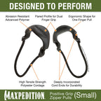 Maxpedition AGR PZS Positive Grip Zipper Pulls - Small 6-pack
